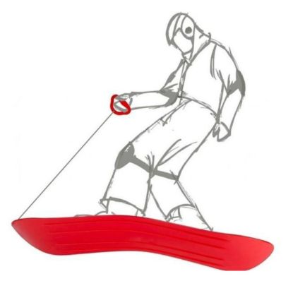 SNOWBOARD 200X680MM CRVENI