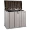 OSTAVA BAŠTANSKA PVC 129.5X74X5X111CM SIVA-BRAON - 3