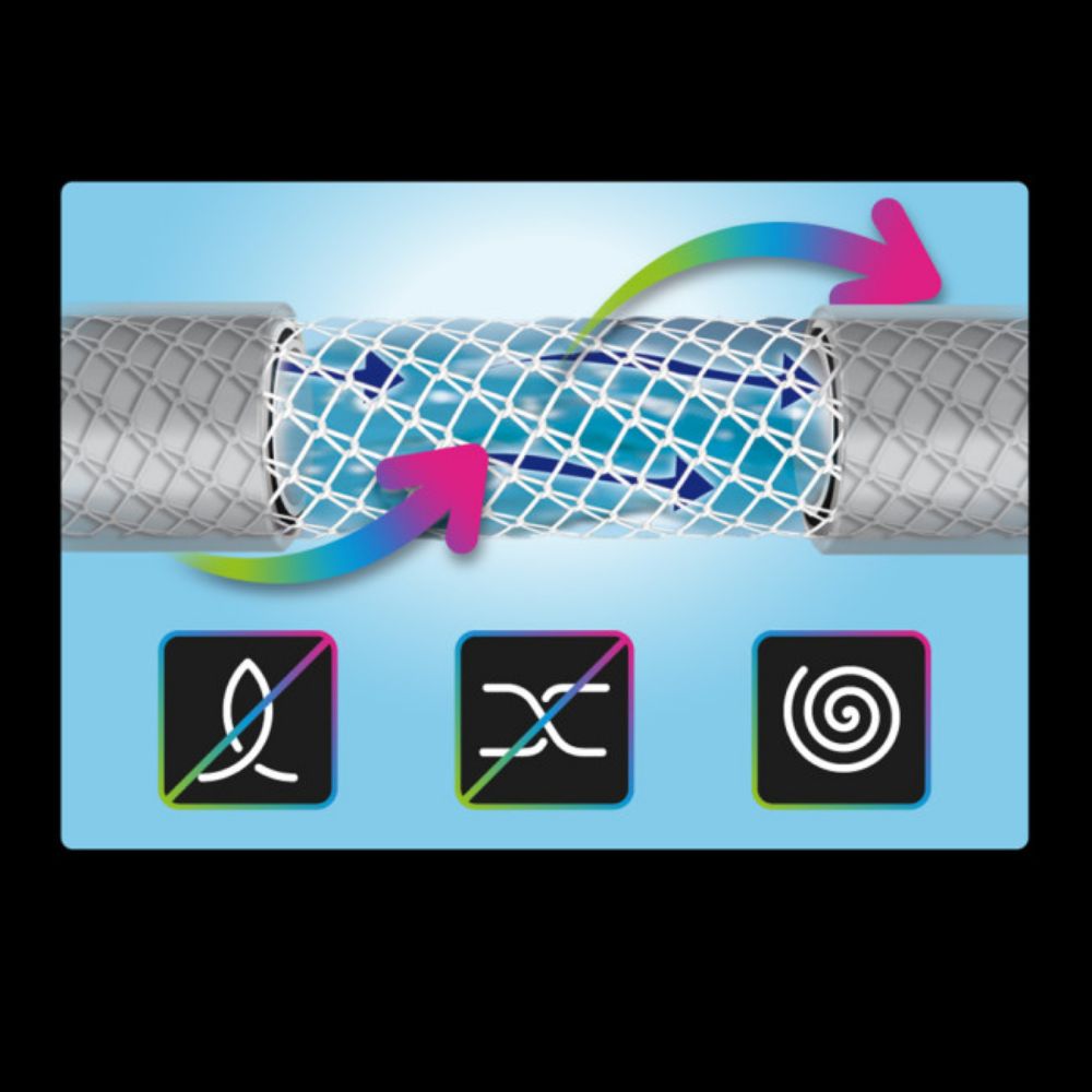 CREVO BAŠTENSKO PVC "NO TWIST"  50m - 3/4"