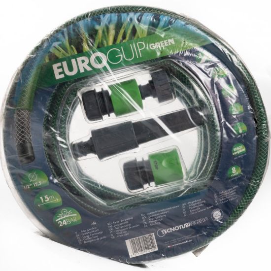 CREVO BAŠTENSKO PVC + PRIKLJUČCI  15m 1/2"