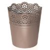 SAKSIJA ČIPKA LACE OKRUGLA FI 18CM MOCCA - 1