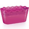 SAKSIJA ČIPKA  LACE OVALNA  FI 28.5 CIKLAMA - 1