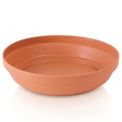 PODLOŠKA ZA SAKSIJU GLINKA 19CM TERACOTA