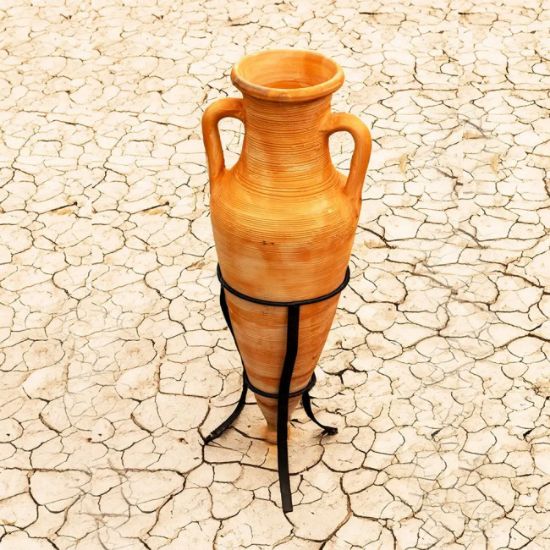 AMFORA KERAMIČKA 60CM SA STALKOM