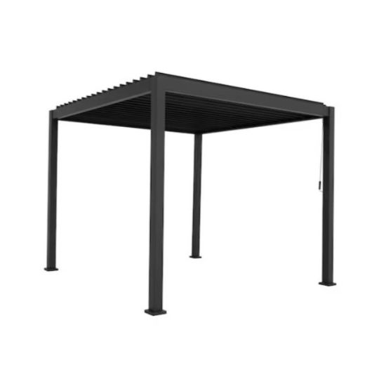 PERGOLA BIOKLIMATSKA ANTRACIT LUX 3X3X2.5M ALU