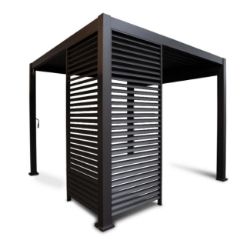 PREGRADA SA POKRETNIM LAMELAMA ANTRACIT ZA PERGOLU (973798,973799,974167) ALU 93X240CM