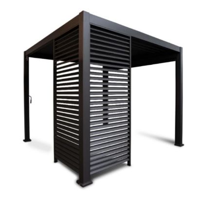 PREGRADA SA POKRETNIM LAMELAMA ANTRACIT ZA PERGOLU (973798,973799,974167) ALU 93X240CM