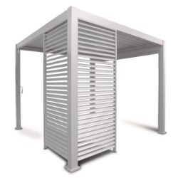 PREGRADA SA POKRETNIM LAMELAMA BELA ZA BIOKLIMATSKU PERGOLU 974166 93X240CM