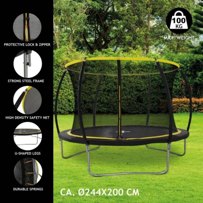 TRAMBOLINA 244 CM (8 FT) SA ZAŠTITNOM MREŽOM