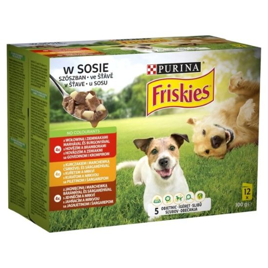 SOS ZA PSE GOVEDINA 12X85G FRISKIES