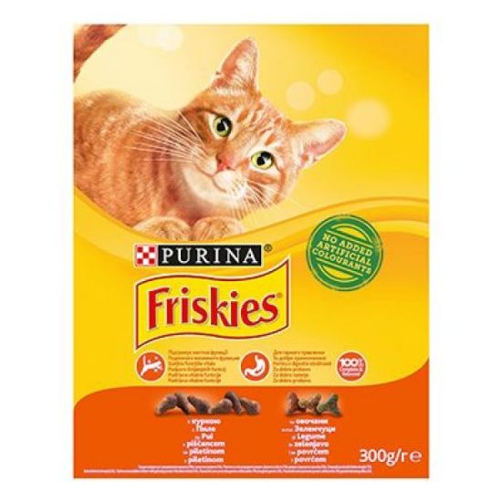 GRANULE ZA MAČKE PILETINA 300G FRISKIES