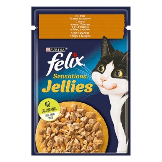 SOS ZA MAČKE SENSATION PILETINA ŠARGAREPA 85G FELIIX