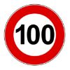 NALEPNICA OGRANIČENJE BRZINE 100 857 - 1