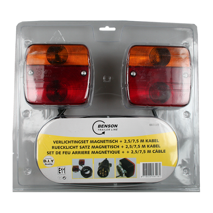 AUTO LAMPA SA MAGNETOM 7.5M KABLA  ZA PRIKOLICU