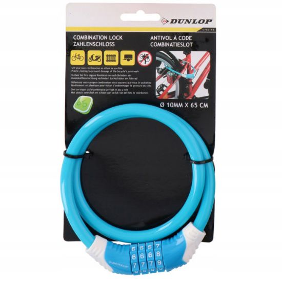 KABAL ZA ZAKLJUČAVANJE BICIKLA  10*650MM DUNLOP