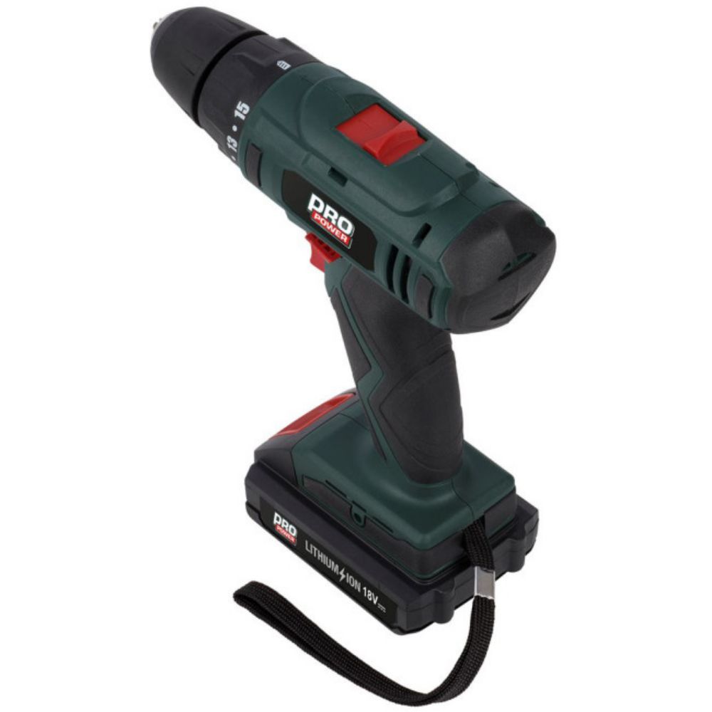 BUŠILICA AKU 18V LI-ION 2 BATERIJE POWERPLUS