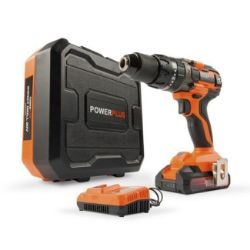 BUŠILICA UDARNA 20V 2Ah + BATERIJA+PUNJAČ POWERPLUS