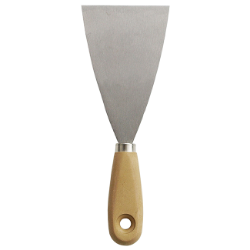 ŠPAHTLA METALNA DRVENA DRŠKA 100mm :)