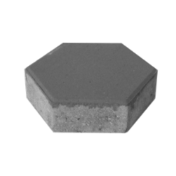 BEHATON ŠESTUGAONI SIVI 24x21x6cm