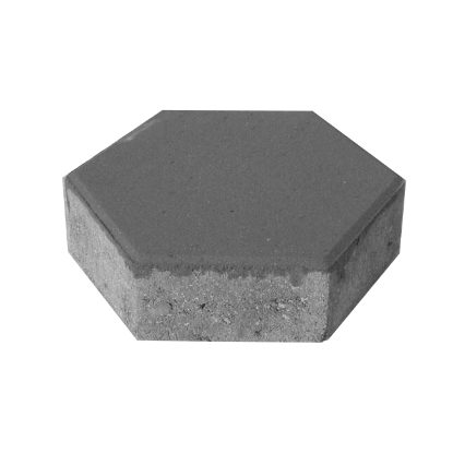 BEHATON ŠESTUGAONI SIVI 24x21x6cm