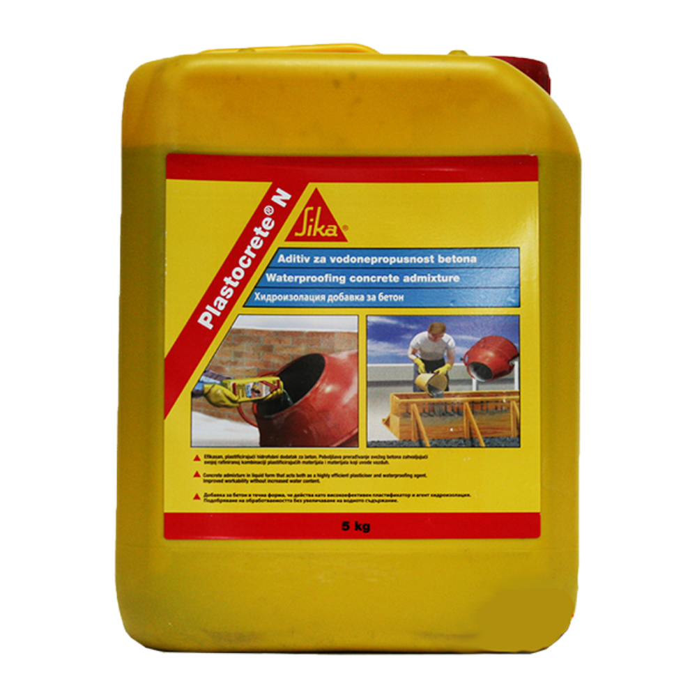 SIKA PLASTOCRETE N 5kg  DODATAK ZA VODONEPROPUSTLJIVOST  BETONA