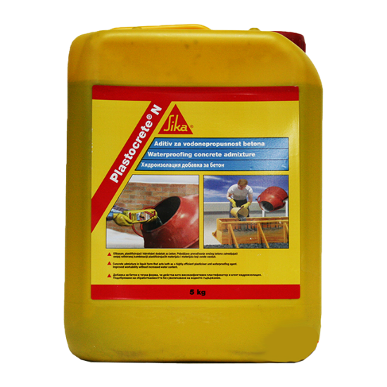 SIKA PLASTOCRETE N 5kg  DODATAK ZA VODONEPROPUSTLJIVOST  BETONA