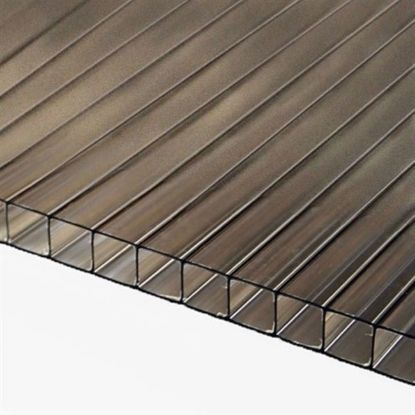 PLOČA KROVNA LEXAN 1050X2000/6 BRONZANA 2W ( 2,1m2 )