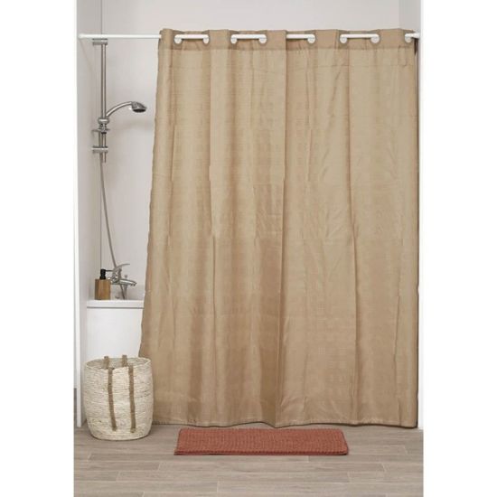 ZAVESA ZA KADU 180X200CM POLIESTER CAMEL
