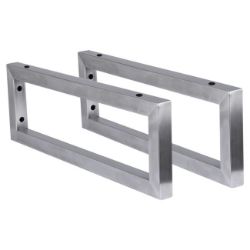 Slika NOSAČ ZA LAVABO ZIDNI 2.5 × 44 × 15 cm HROM
