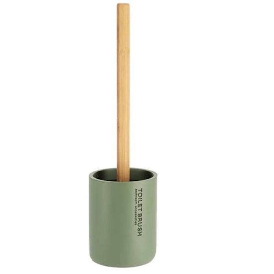 WC ČETKA 36CM ZELENA/BAMBUS TENDANCE