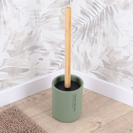 WC ČETKA 36CM ZELENA/BAMBUS TENDANCE