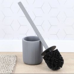 WC ČETKA SA PRUGAMA POLIRESIN SIVA TENDANCE