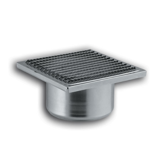 VENTILACIONA REŠETKA C150X150/fi100mm POCINKOVANA