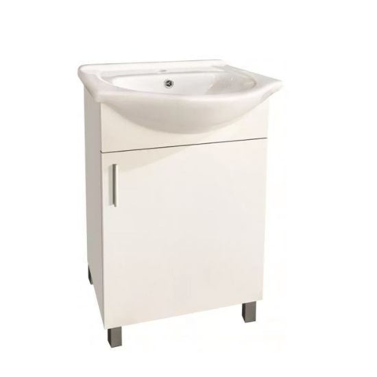 ORMARIC SA LAVABOOM  VODOOTPORAN SOFT CLOSE 40X85X50 PVC BELA