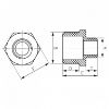 NIPL DUPLI 3/8''x1/2'' HROMIRANI - 2
