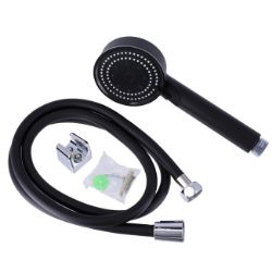 TUŠ SET RUCICA 5 FUNKCIJA+ PVC CREVO 150CM +DRZAC CRNA