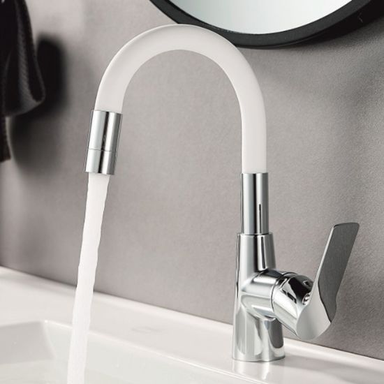 SLAVINA ZA LAVABO STOJEĆA JEDNORUČNA ALISADO BELA