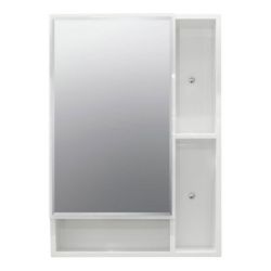 ORMARIĆ SA OGLEDALOM SOFT CLOSE PVC BELA