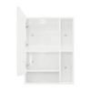 ORMARIĆ SA OGLEDALOM SOFT CLOSE PVC BELA - 2
