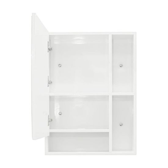 ORMARIĆ SA OGLEDALOM SOFT CLOSE PVC BELA
