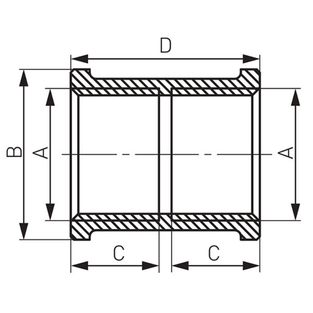 MUF 3/8'' HROMIRANI