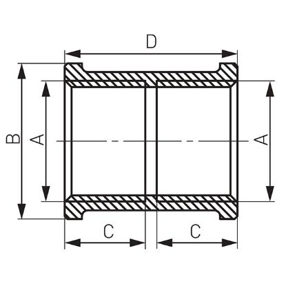 MUF 3/8'' HROMIRANI