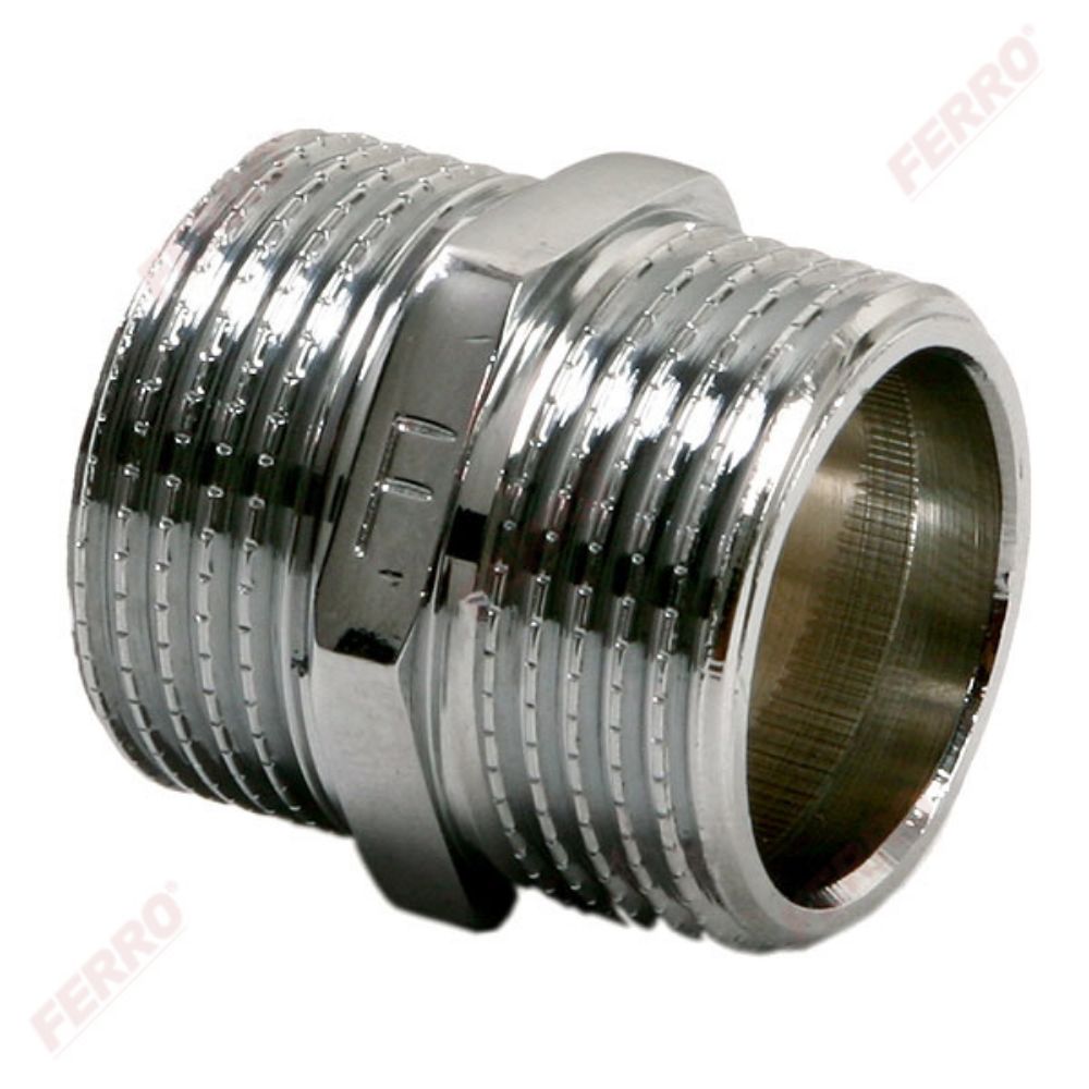 NIPL DUPLI 3/8'' HROMIRANI