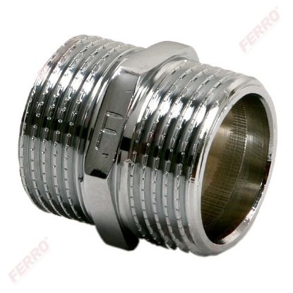 NIPL DUPLI 3/8'' HROMIRANI