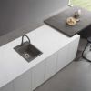 SUDOPERA USADNA PRAVOUGAONA 50X40X20 GRANIT SIVA + SIFON 1 - 3