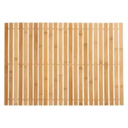 PODLOGA ZA TUŠ KABINU 59X40X0,6CM BAMBUS NATURAL FIVE