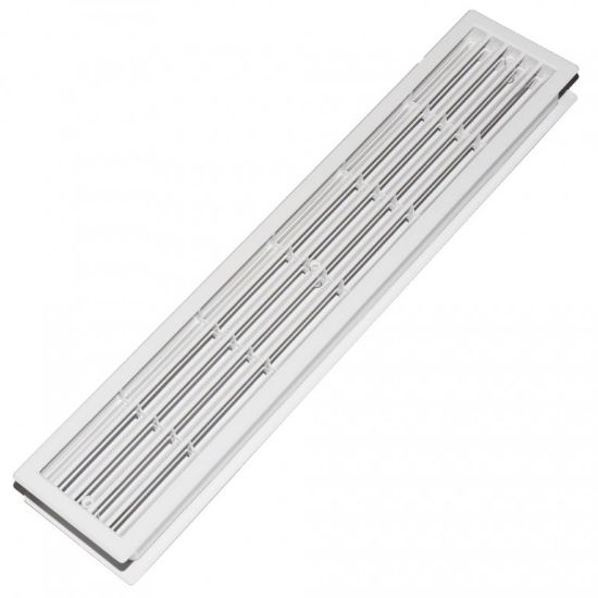 MREŽA VENTILACIJSKA, ZA VRATA, BELA, 9