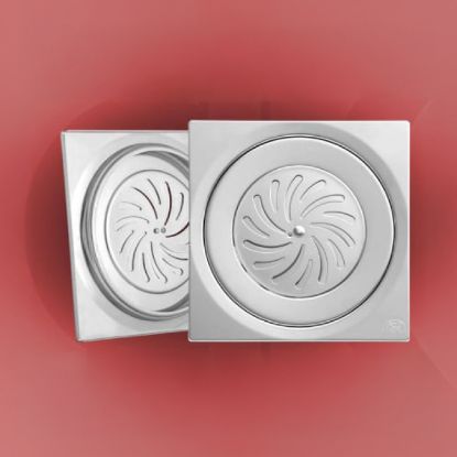 PODNA REŠETKA CRNA 150X150 FI130mm