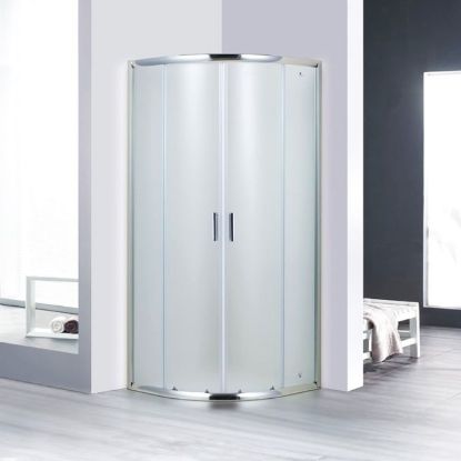 TUŠ PARAVAN POLUKRUŽNI R80x80x190 6mm