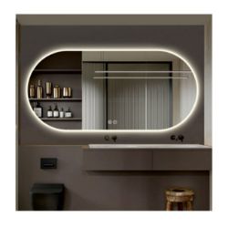 Slika OGLEDALO LED 80x60cm M061 OVALNO